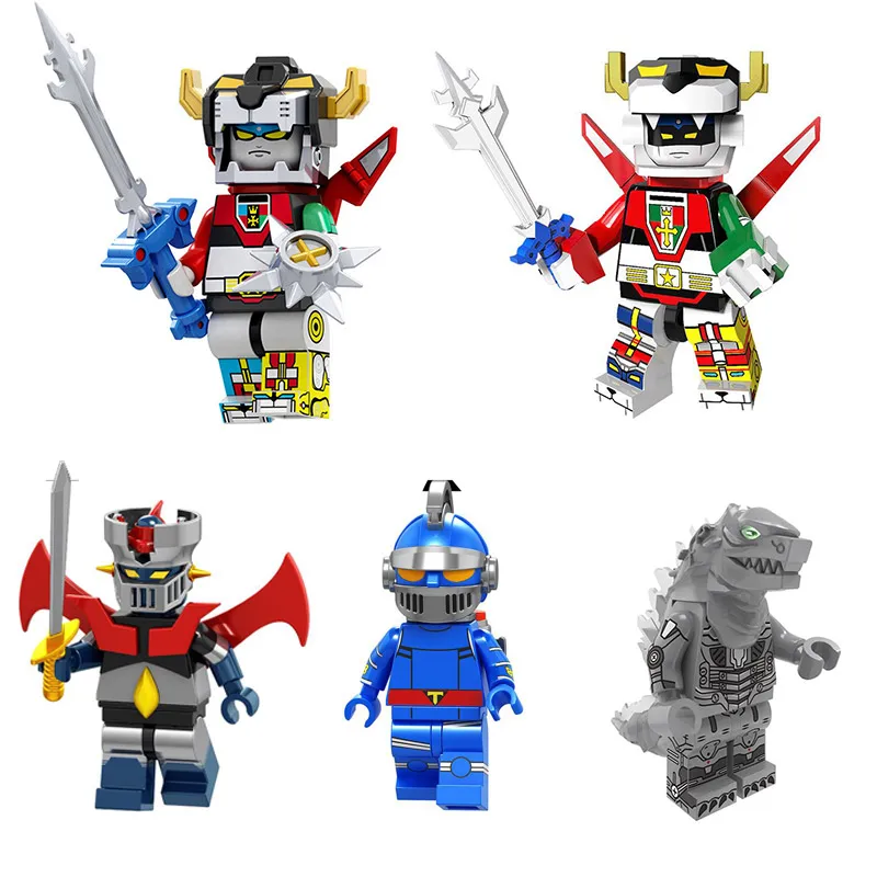 

Japanese Anime Series Voltronly Robot Minifigured Voltron Building Blocks Figure Bricks Toys Gift Compatible With Legoings
