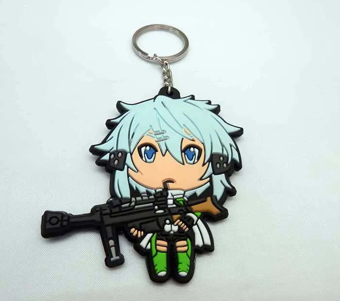 Оптовая продажа Аниме мультфильм меч искусство онлайн II Asada shino Kirigaya Kazuto Death Gun ПВХ