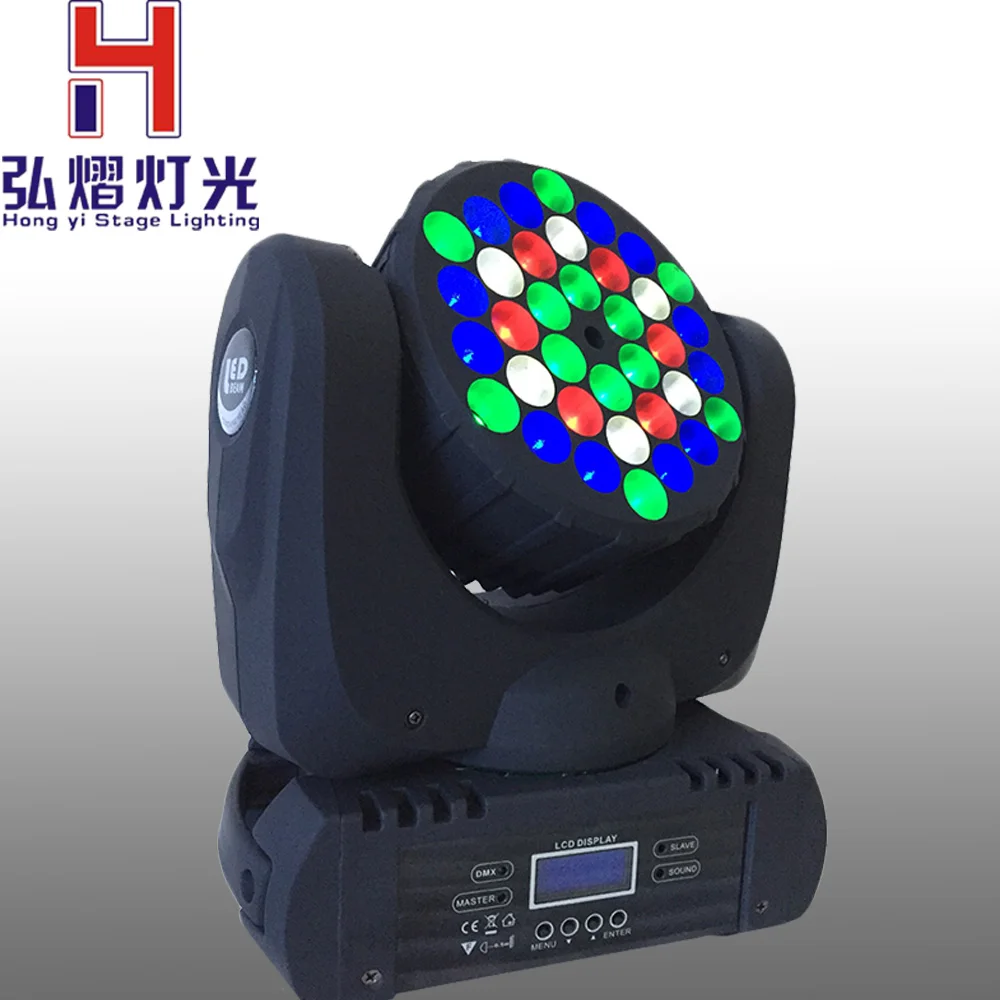 

moving head light dmx rgbw 36x3w 16 Channels DMX512 Moving Head Light Professional Stage Light & DJ/Party/Stage Lighting Effect