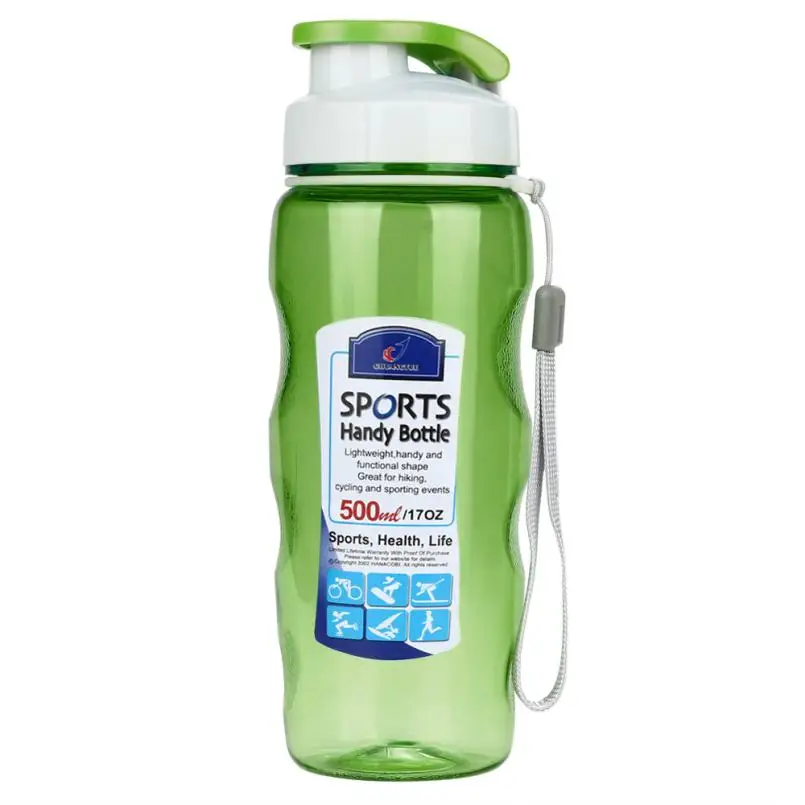 TENSKEPortable Travel Sport Tea Water Seal Bottle 500ml Travel bottle JULY 10in Water Bottles