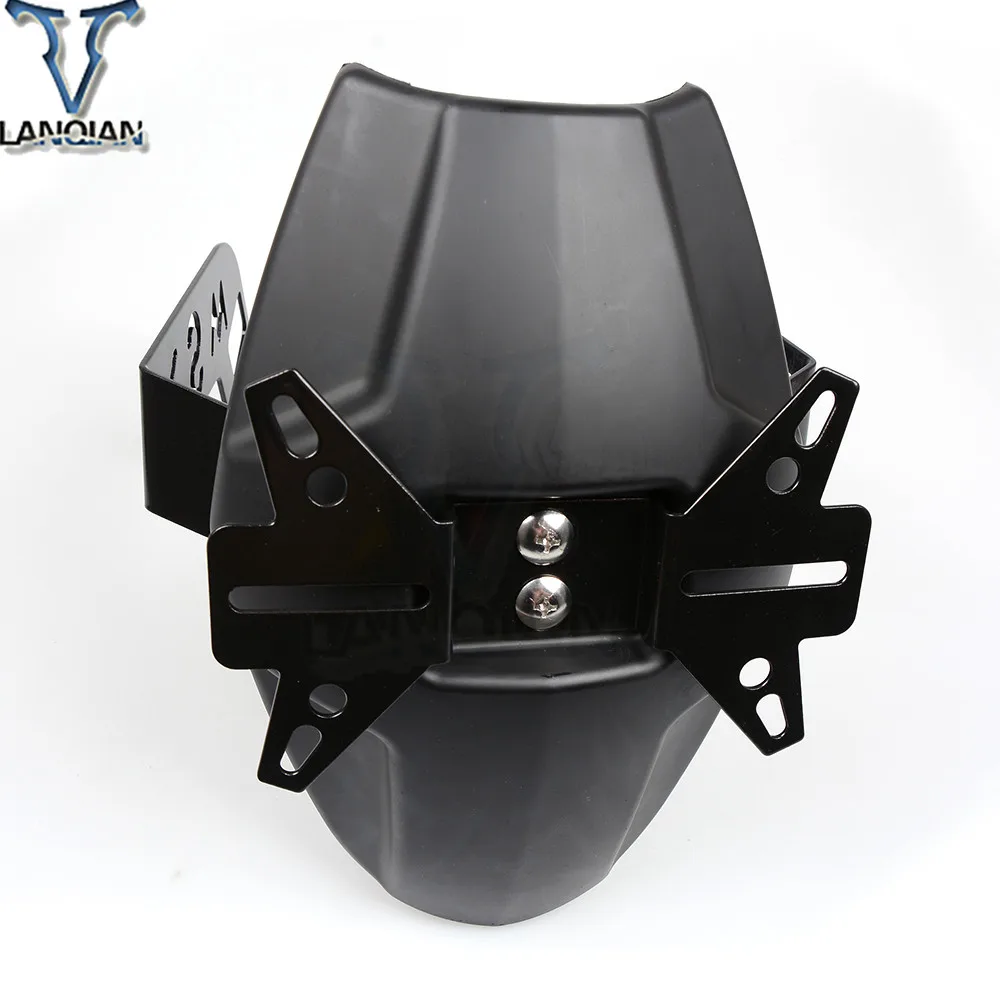 Motorcycle Accessories Rear Fender CNC Refit Rear Wheel Fender mudguard License Plate Holder For Honda MSX125 2013 2014 2015