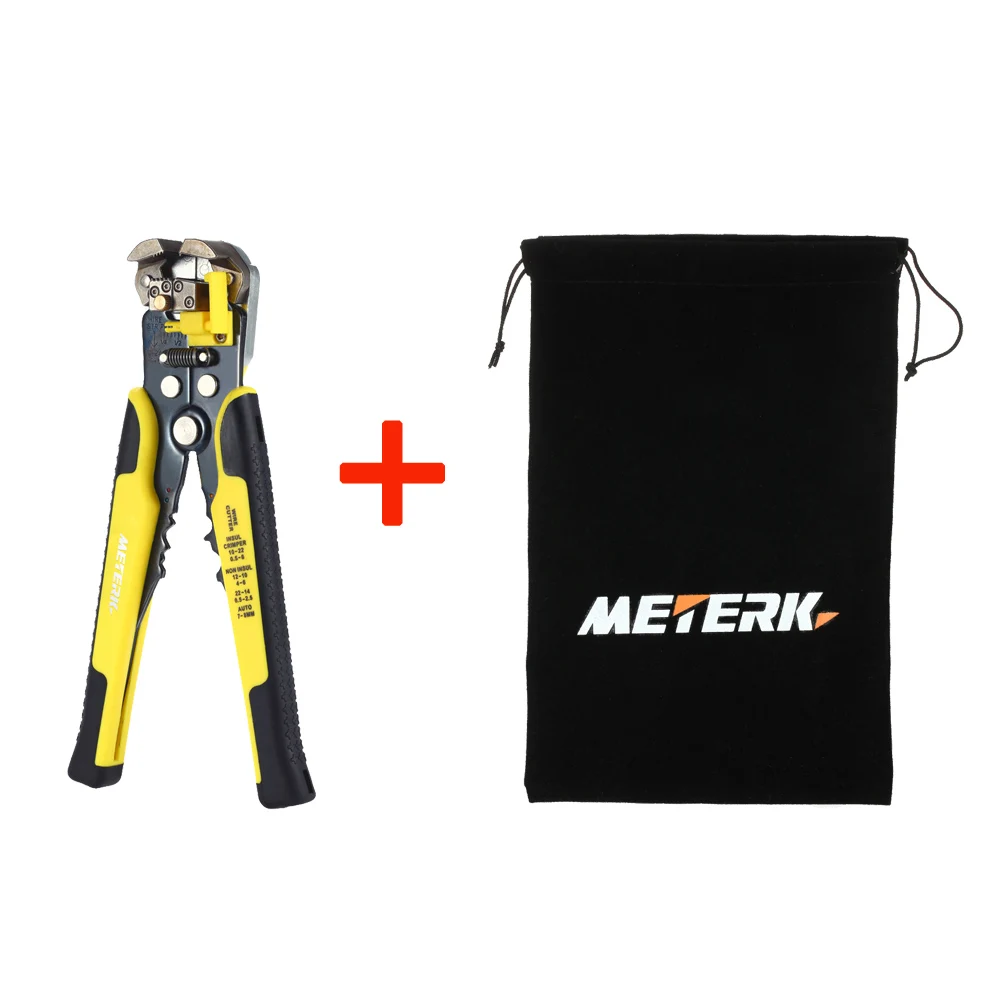 

Meterk Multitool Pliers Automatic Crimping plier crimper Adjustable Cable Wire Stripper Wire Cutter Crimping Tool Peeling