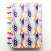 Yiwi 80 Sheets 160*220mm Watercolor A5 Discs Ring Bound Spiral Notebook Happy Planner Diary With Flower Blank Refill School 1