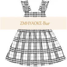 Spot ZMHYAOKE-Bur/ г. Летнее платье для маленьких девочек красивые вечерние платья принцессы в клетку на Рождество, платья для девочек, платье для девочек