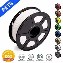 full color PETG 3D filament 1.75mm 1KG 2.2lb PETG 3D Printer Filament, Dimensional Accuracy +/- 0.02 mm 1 kg Spool 1.75 mm