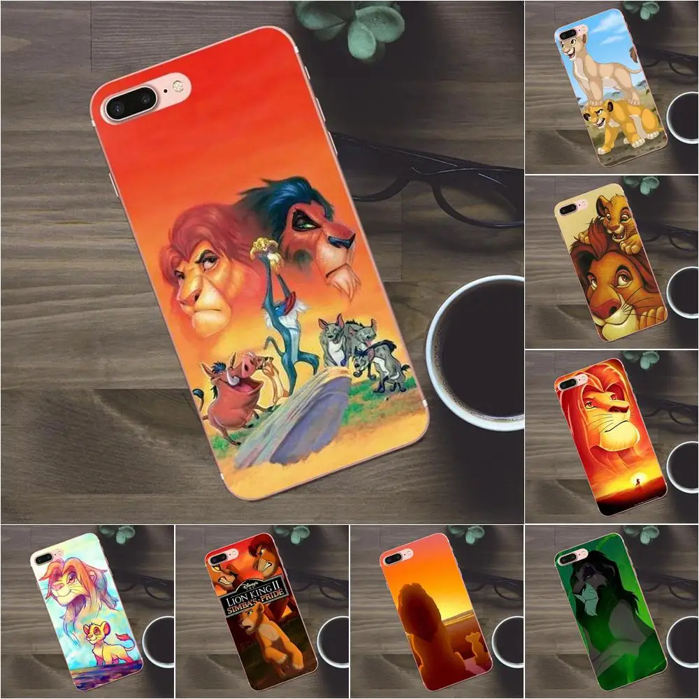 

Bixedx Protector Phone Case Lion King Animal For Apple iPhone X 4 4S 5 5C SE 6 6S 7 8 Plus Galaxy A3 A5 J1 J2 J3 J5 J7 2017