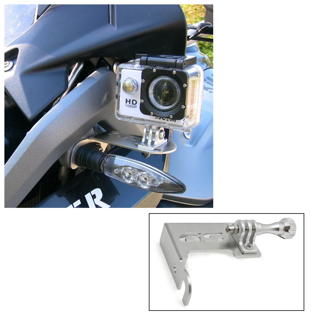 KEMiMOTO для BMW R1200GS LC GS 1200 Приключения R 1200GS LC ADV передний левый тире Камера кронштейн для спортивной экшн-камеры Go Pro держатель
