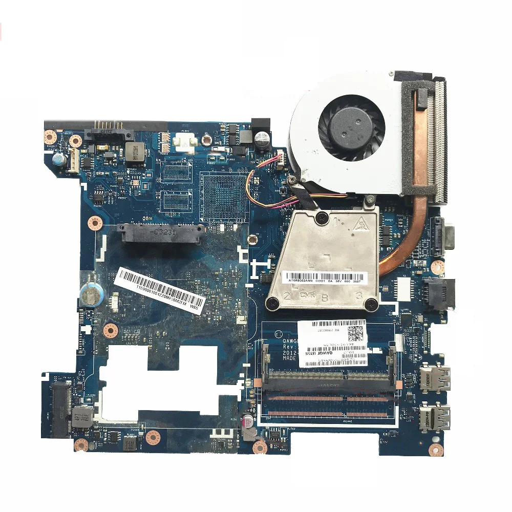 Материнская плата SZWXZY для ноутбука Lenovo G585 с процессором E1-1200 DDR3 QAWGE LA-8681P 100%