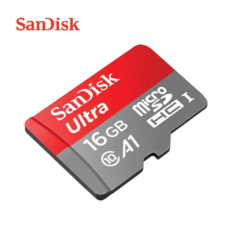 SanDisk Micro SD карта 16 ГБ 32 г microSDHC 64 г 128 г 256 г MicroSDXC UHS-I класс 10 карта памяти Tran Flash tf-карты - Емкость: 16gb  98mb  U1