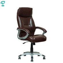 94657 Кресло руководителя Barneo K-4 коричневая экокожа высшего качества кресло для работы офисное кресло компьютерное кресло с системой качания мебель для дома и офиса компьютерные кресла по России