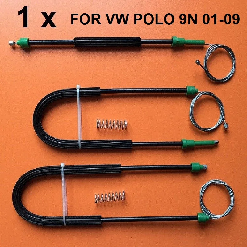 For VW POLO 9N 2001 2009 Window Regulator Electric Repair Kit Front Left or Right Door Newin