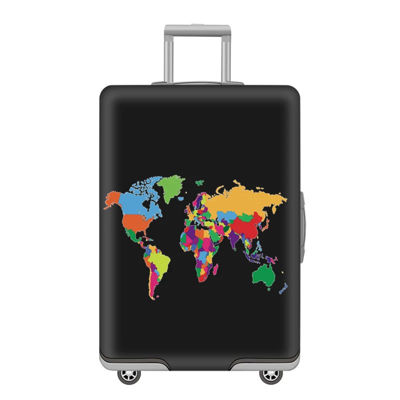 F Luggage cover Новые эластичные Защитные чехлы для багажа, уплотненный Чехол для багажа 19-32 дюймов, Дорожный чемодан, пылезащитный чехол, аксессуары для путешествий - Цвет: F Luggage cover