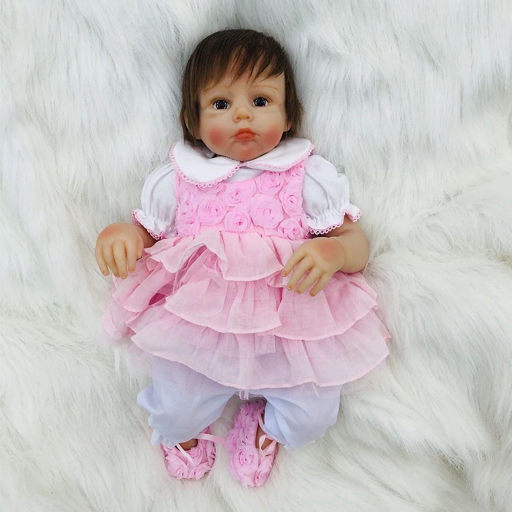 

20inch 50cm Handmade Lifelike Baby Silicone Vinyl Boy Girl Reborn Toddler Newborn Dolls