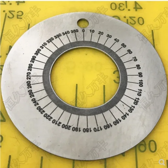 

diameter:60mm inner d:25mm thickness:2mm Bottle cap dial small dial 360 degree disc