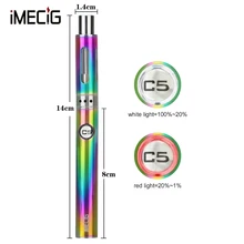 2017 Electronic Cigarette starter kit IMECIG C5 30W 0.5ohm 2m evod Atomizer Huge-Smoke vape pen elektronik sigara smoke