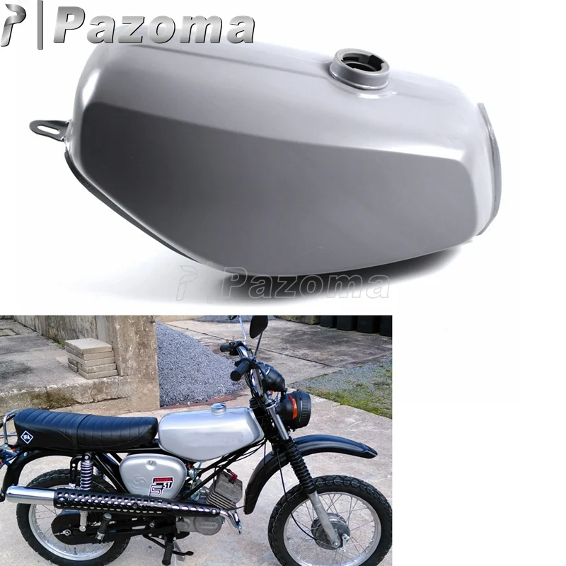 Топливный бак для мотоцикла Pazoma сталь серый зеленый оранжевый Simson S50 S51 S70 S 50 51