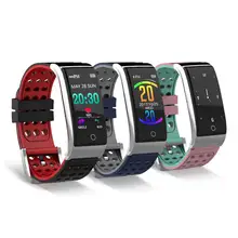 Умный Браслет фитнес-трекер Смарт-браслет монитор сердечного ритма ECG/PPG кровяное давление Смарт-часы для IOS Android телефон