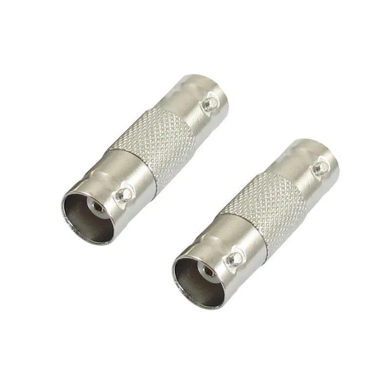 

100Pcs/lot BNC Female to Female Inline Coupler Coax BNC Connector Extender for cctv camera Security video surveillance system
