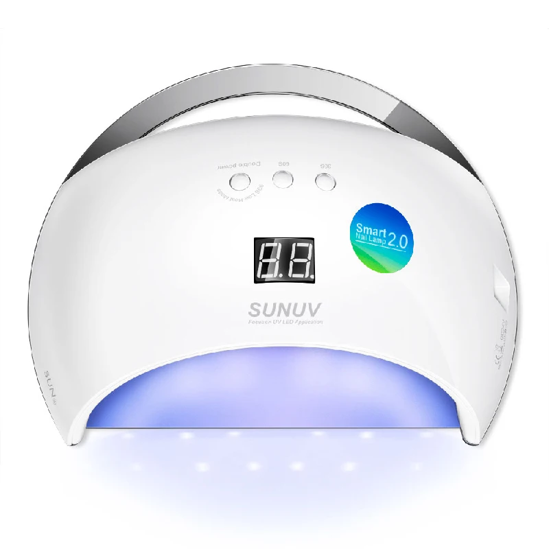  SUNUV UV LED Nail Dryer Lamp SUN6 48W Smart Lamp for Drying Nail Gel New Nail Tools Manicure Lamp - 32971497872