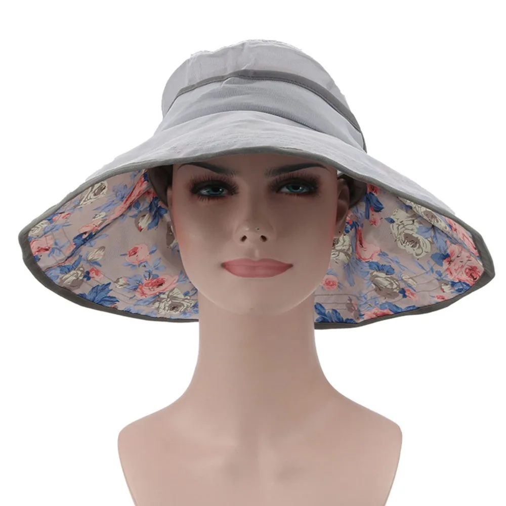 Surblue Women's Summer Solid Beauty Colored Cotton Bucket Hat with Big