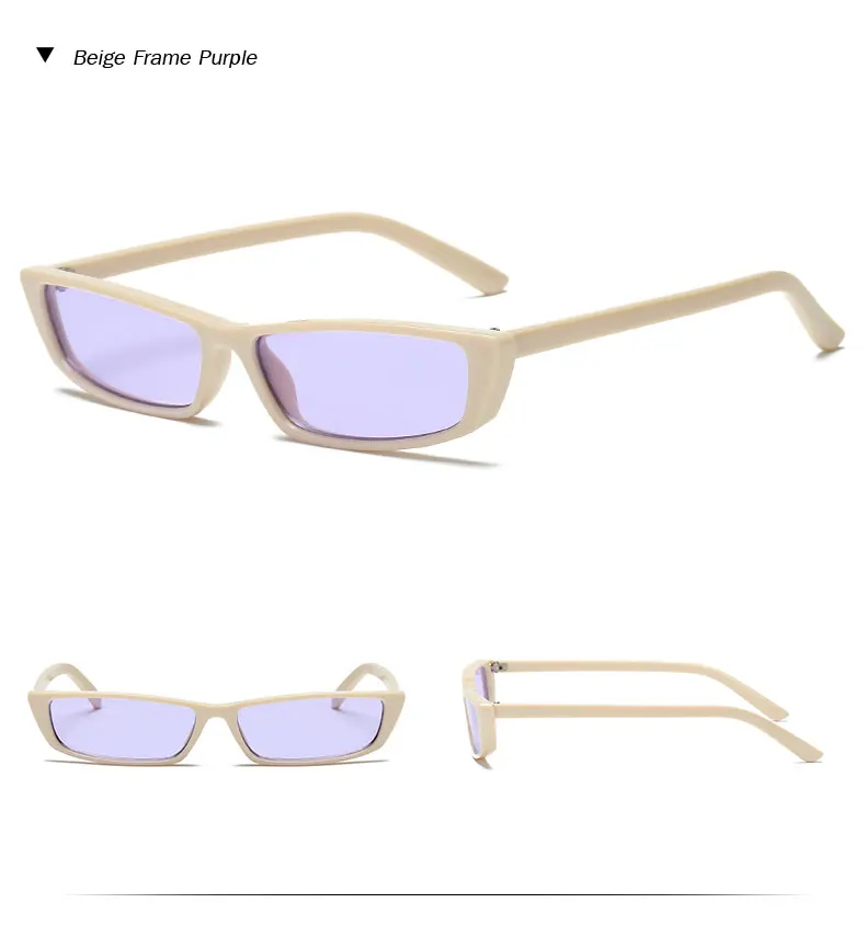 Винтажные прямоугольные солнцезащитные очки, женские брендовые дизайнерские солнцезащитные очки в небольшой оправе, ретро черные очки
