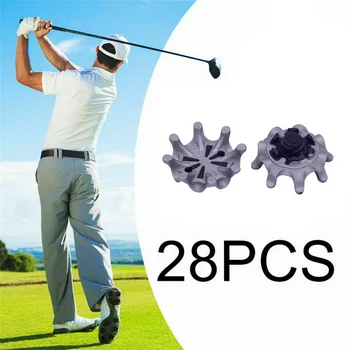 

New 2019 Golf Shoes Spikes Soft Studs Cleats Rubber For Replacement 28Pcs