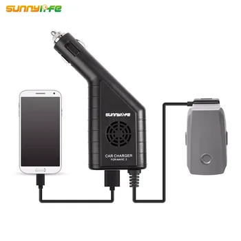 

Sunnylife 2in1 Charger for Battery with USB Port Phone Remote Controller Mavic 2 Car Charger for DJI MAVIC 2 PRO / ZOOM Drone