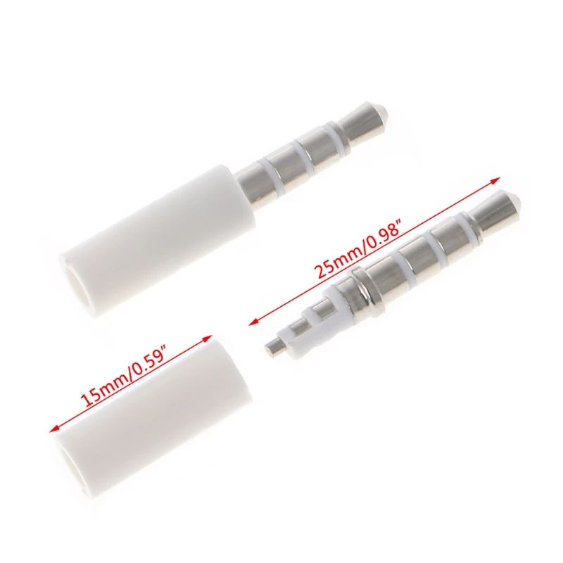 10 шт. разъём для наушников 4 полюса 3 5 мм|4 pole 3.5mm male|3.5mm plug poleplug |