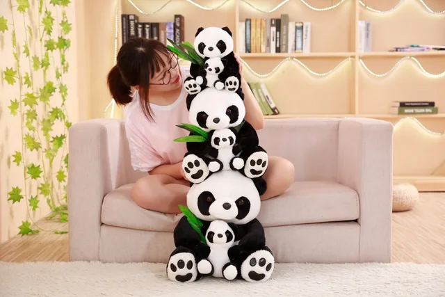 New Plush Panda Toys Cute Stuffed Animal Doll Mother And Son Toy Gift for Children Friends Girls Home Decor Christmas Gift 5 New Plush Panda Toys Cute Stuffed Animal Doll Mother And Son Toy Gift for Children Friends Girls Home Decor Christmas Gift 5