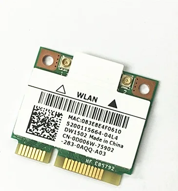 SSEA новая сетевая карта для Atheros AR5B95 AR9285 DW1502 802.11b/G/N половинная мини PCI-E