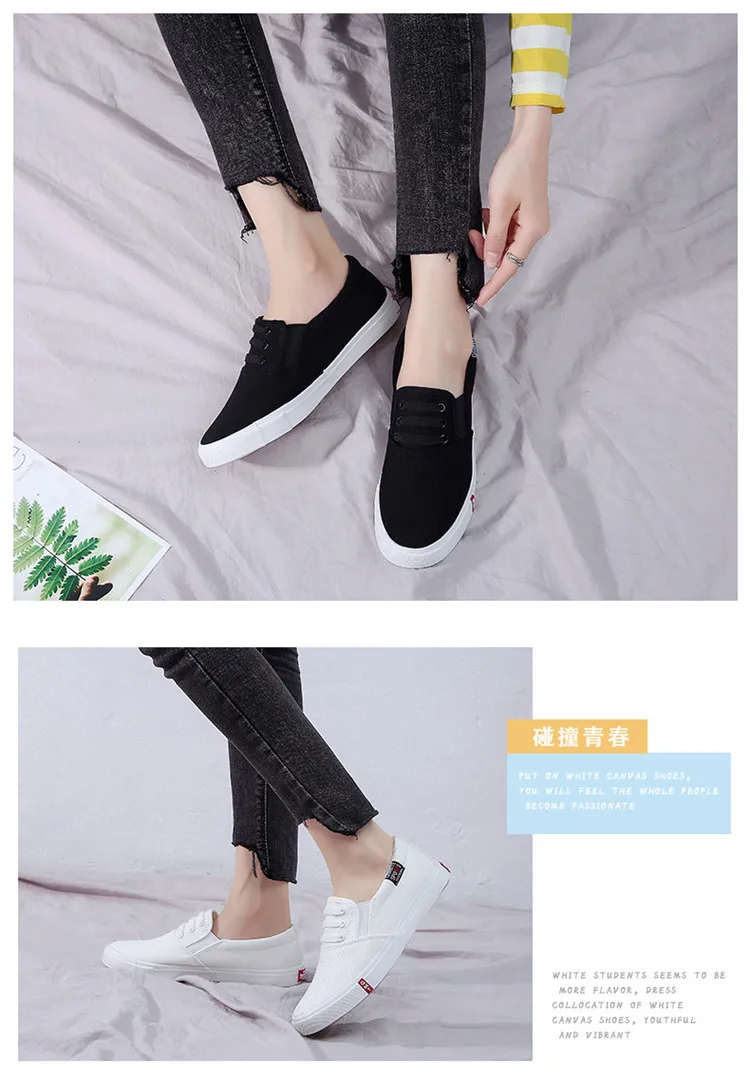 2019 Spring Autumn Women Shoes Fashion Flat Shoes Female Casual Shoe Women Flats Comfortable Breathable Elastic Band Flats M8C43 (10)
