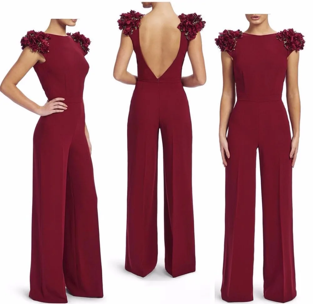 

2018 Jumpsuit red Sleeveless o neck mesh backless Women Full Length vestido Celebrity bodycon party Bandage Jumpsuits