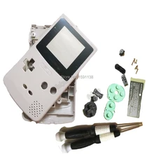 Новое поступление белый Цвет подходит для nintendogameboy GBO Gameboy Цвет GBC чехол Чехол для мальчиков Корпус w черный Цвет нажатие отвертки
