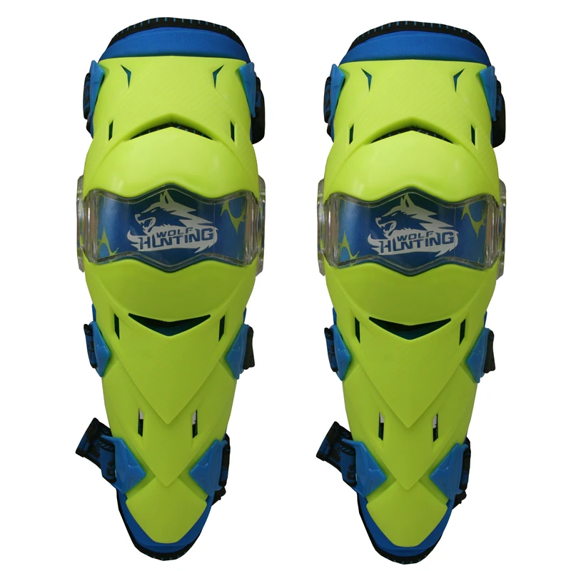 

Huntingwolf Motorcycle Knee Shin Guards Auto Racing ATU MX Motocross Protective Gear Off Road Armor Safety Protectors