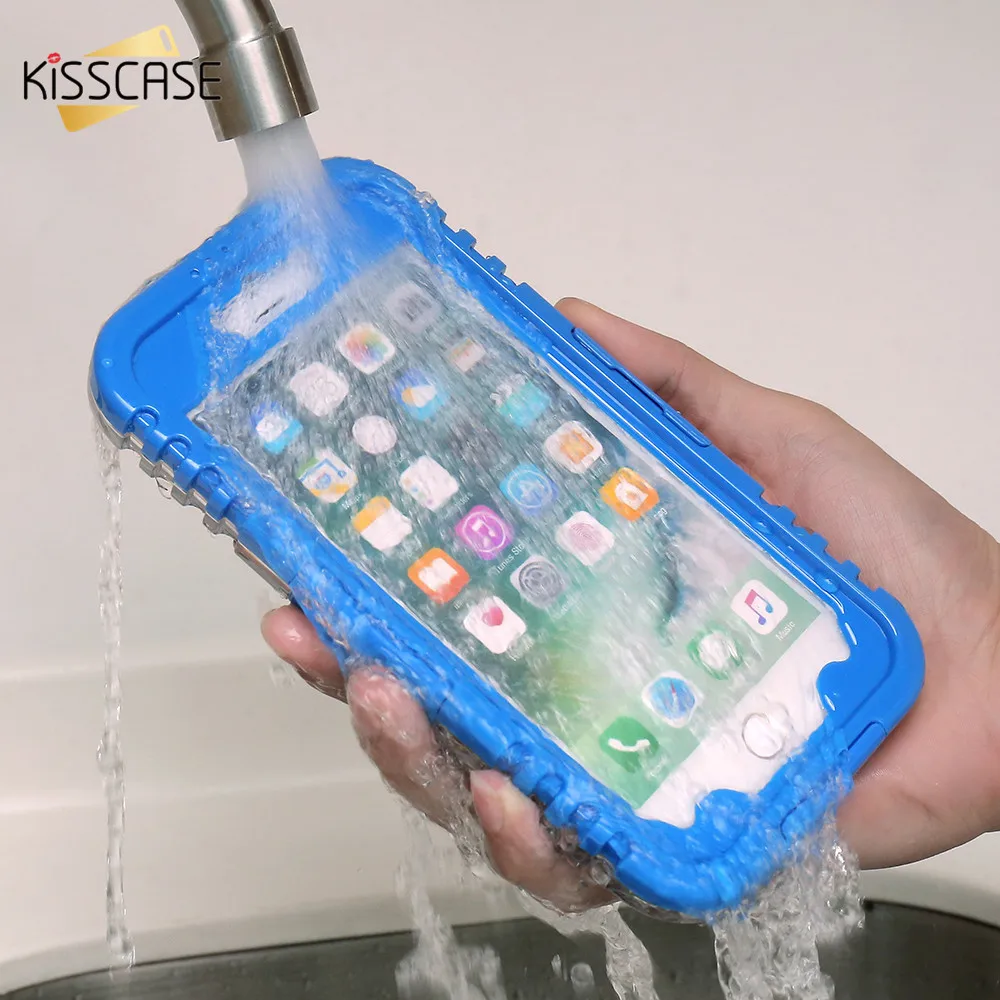 

KISSCASE Waterproof Case For iPhone 7 7 Plus 6s 6 Plus Hybrid Swimming Dive Water ShockProof Cases Cover For iPhone 6 6s 8 Plus