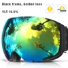 COPOZZ Brand Magnetic Ski Goggles With Case Double Lens Anti-fog Ski Snow Glasses UV400 Skiing Men Women Winter Snowboard 2181 ► Photo 2/6