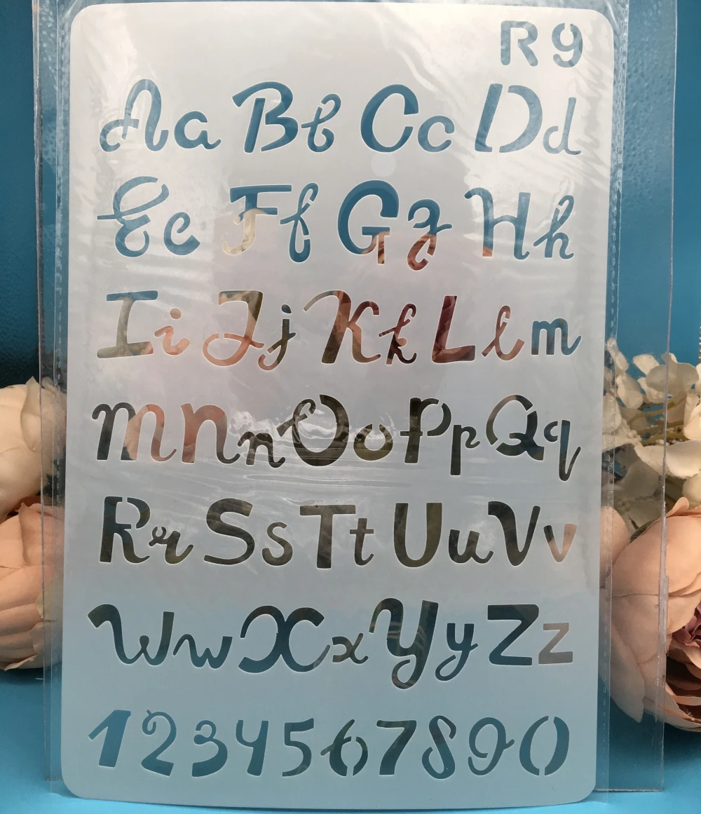 26cm Alphabet Letters Diy Craft Layering Stencils Painting Scrapbooking