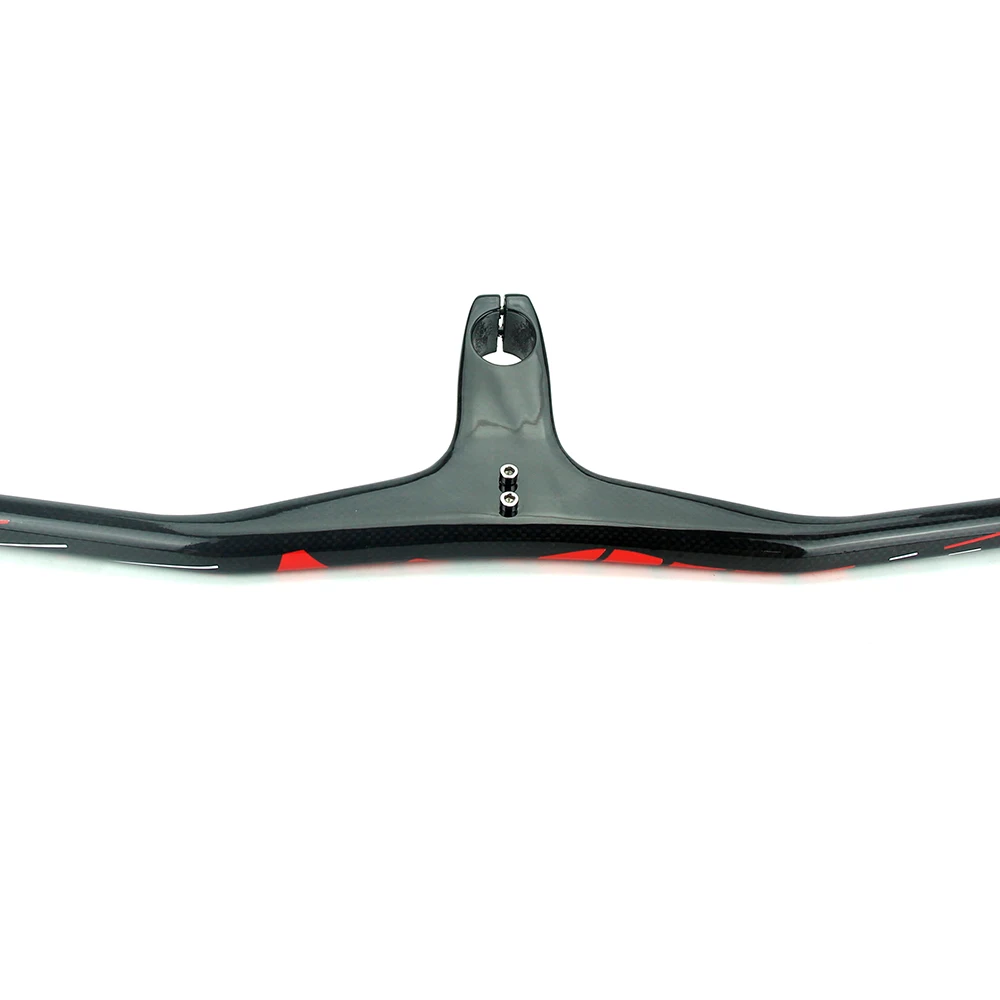 ULLICYC Manillar Carbono MTB стойка велосипеда однообразный Интегрированный руль со штоком 3 к черный глянец/матовое углеродное руль YT966