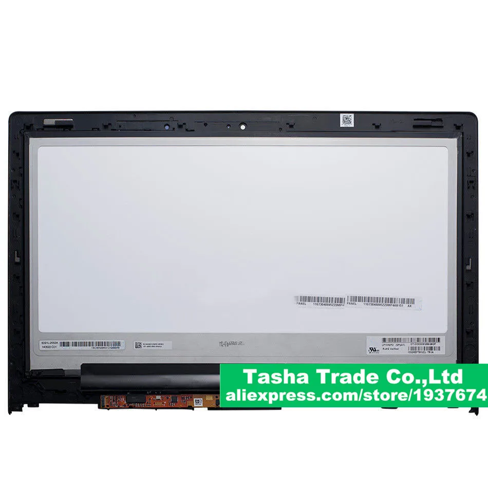

For Lenovo Yoga13 Yoga 13 LCD Touch Digitizer Assembly LP133WD2 SLB1 SLB1 With Bezel Frame