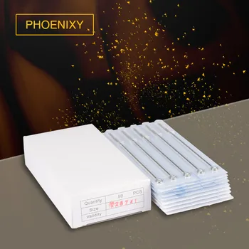 

50PCS Mixed Assorted Sterilized Tattoo Needles Weaved Magnum 5 7 9M1 for tattoo machine gun grip tip Tattoo Needles Mixed