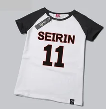 Envío gratis Anime No. 11 Kuroko Tetsuya Kuroko no Basuke Cosplay Hombres mujeres Camiseta de Algodón Camisa