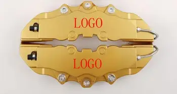 

WISE TRAVEL High quality New type 4PCS 3D Disc Brake Caliper Cover Front & Rear