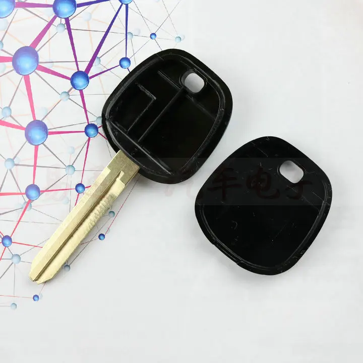 Запасной механический замок Keyshell со слотом для чипа Toyota corolla REIZ highlander|Слесарные