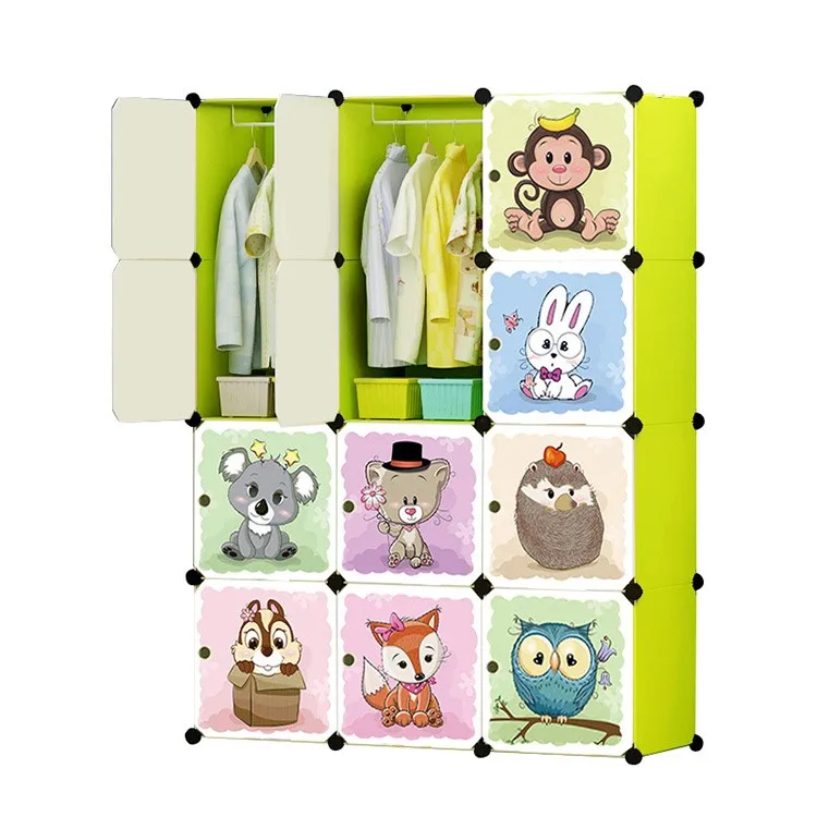 

DIY Magic Movie Toy Combination Cabinet Children Environmental Protection Resin Simple Plastic Cabinet Baby Variable Cartoon War