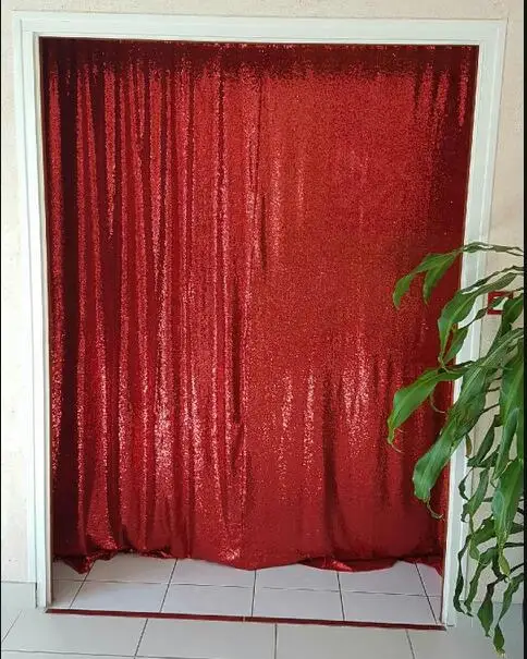 

10FT*10FT Navy Blue Sequin Photobooth Backdrop Wedding Decoration,Sparkling Party Background,Sequin Curtain Backdrop-300x305cm
