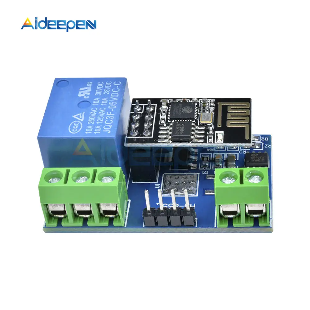Релейный модуль ESP8266 с Wi Fi 5 В модель DS18B20 DHT11 умный дом дистанционное управление