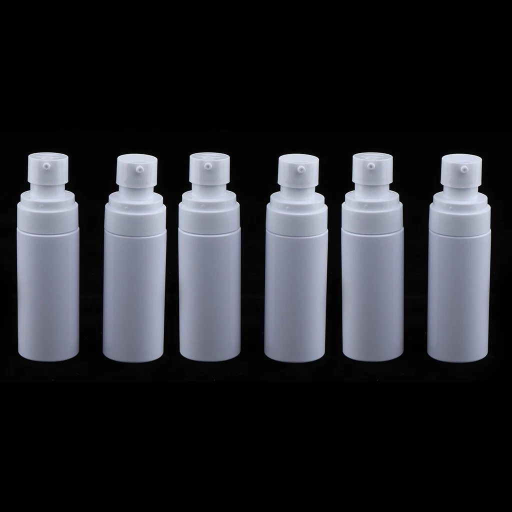 6x прочный пустой крем для косметических контейнеров лосьон сыворотка распылительные бутылки с насосом для минерализованной косметики для