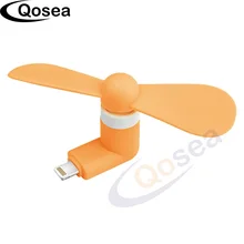 Qosea Mini Mobile Phone Fan Portable Flexible Cool Micro USB Fan Gadget For iphone 5 5s 6 6s 7 8 plus X and iPad Cell Phone Fan