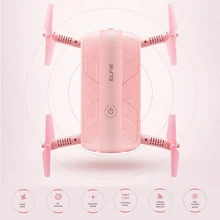 Rosa plegable de bolsillo selfie drone con cámara jjrc h37 wifi control del teléfono mini elfie dron helicóptero fpv quadcopter rc drones