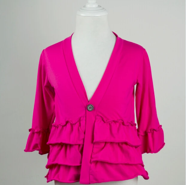 Оптовая продажа вязаный кардиган для маленьких девочек зимняя теплая одежда